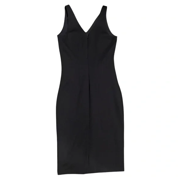 White House Black Market Aura‎ Black Sleeveless Sculpting Sheath Dress Size 4 - Picture 5 of 13